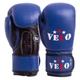 Перчатки боксерские профессиональные кожаные AIBA VELO (размер 12oz, синий) (2081_12_унции) - изображение 1