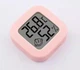 Портативный мини термометр гигрометр cx-0726 цифровой с LED дисплеем градусник влагомер (799058846-2) Розовый - изображение 3