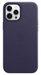 Чохол шкіряний Wave Premium AAA Leather Case with MagSafe для Apple iPhone 12/12 Pro Deep Violet - зображення 5