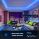 Розумна неонова світлодіодна стрічка RGB 5м із синхронізацією музики (12-24 В, 84 світлодіодів/м) 30 режимів у додатку TUYA/Smart Life - зображення 2