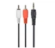 Аудіо-кабель Cablexpert 3.5 мм - 2хRCA (M/M), 5 м, Black (CCA-458-5M) - изображение 1