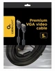 Кабель Cablexpert VGA - VGA (M/M), HD15, чорний, 5 м (CC-PPVGA-5M-B) пакет - изображение 4