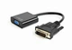 Адаптер Cablexpert DVI - VGA (M/F), 0.2 м, Black (AB-DVID-VGAF-01) - изображение 1