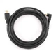 Кабель Cablexpert HDMI - HDMI V 1.4 (M/M), вилка/кутова вилка, 4.5 м, чорний (CC-HDMI490-15) пакет - зображення 3