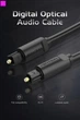 Кабель Vention Toslink - Toslink (M/M), 2 м, Black (BAEBH) - изображение 3