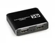 Адаптер Cablexpert HDMI - HDMI+USB+3.5 мм (F/F), Black (UHG-4K2-01) - зображення 1