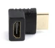 Адаптер Cablexpert HDMI - HDMI, M/F, Г-подібний, чорний (A-HDMI270-FML) пакет - зображення 2