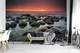 3D Фотообои морской пейзаж 368 x 254 см Камни на воде (13031P8)+клей - изображение 1