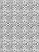 Флизелиновые фотообои геометрия в интерьере 184x254 см Черно-белая плитка (10854V4A)+клей - изображение 2