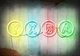 Флизелиновые фотообои лофт 416x254 см Для молодежи Неоновые огни на бетонной стене (14196VEXXXL)+клей - изображение 2