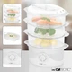 Пароварка домашня Clatronic DG 3665 White електрична трирівнева скороварка на 800 Вт об'єм 11 л для приготування рису риби та овочів на пару - зображення 2