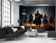 Флизелиновые фотообои в детскую мальчика 254x184 см 3D Для геймеров Конные рыцари идут в бой (14564V4)+клей - изображение 8