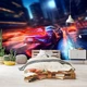 Флизелиновые детские 3д фотообои для мальчиков 254x184 см Спортивная машина в момент наибольшей скорости (14709V4) +клей - изображение 1