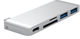 Hub USB Satechi USB Type-C USB 3.0 Passthrough Hub srebrny (ST-TCUPS) - obraz 1