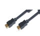 Kabel S-Conn HDMI 5 m Black (77475-FERRIT) - obraz 1