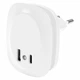 Ночник 12.5W 220V 9lm 3000K 58x70x60mm [4099854088513] Ledvance Lunetta Edge USB A&C с датчиком освещенности - изображение 1