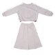 Костюм с юбкой для девочки HOME BABY 60016 116 см Серый - изображение 2