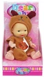 Пупс ToyCloud "Dear Baby" в шапочке с ушками, сумочка, смеется QX128-139 - изображение 2