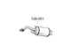 Глушник ДЕУ Матіз (Daewoo Matiz) 0.8/1.0 05-10 (128-001) Bosal 05.70 алюминизированный - зображення 4