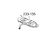 Глушитель Фольксваген Туран (Volkswagen Touran) 9 TDi TD 05/04- (233-135) Bosal - изображение 4