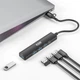 Док-станция XON SmartHub 5 в 1 (USB3.0, 3хUSB2.0, Type-C) Черный (UHCHP052332B 5108) - изображение 2