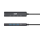 Док-станция XON SmartHub 5 в 1 USB3.0 (4xUSB3.0 + Type-C) Черный (UHAHP055300B 5115) - изображение 3