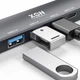 Док-станция XON SmartHub 5 в 1 Type-С (4xUSB3.0 + Type-C) Черный (UHCHP055300B 5122) - изображение 5