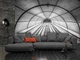 Фотообои флизелиновые 254x184 см 3D Черно-белый тоннель в метро (12643V4)+клей - изображение 7