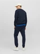 Спортивные штаны утепленные мужские Jack & Jones 12249274 L Темно-синие (5715434006799) - изображение 2