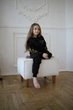 Утеплене дитяче худі на флісі Koala Fashion з вишивкою Горлиці 122 чорний - изображение 3