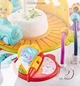 Детский игровой развивающий столик YANUO для малышей от 1 года со звуковыми эффектами и подсветкой Бирюзовый с белым - изображение 8