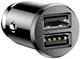 Автомобильное зарядное устройство Baseus Car Charger 2xUSB Grain Mini 3.1A Black - изображение 2