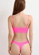 Комплект нижнего белья топ бюстгальтер трусики Honey Fashion Accessories One Size S/М ярко-розовый (2-184) - изображение 2