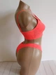 Комплект нижнего белья топ бюстгальтер трусики Honey Fashion Accessories One Size S/М оранжевый (2-184) - изображение 5