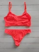 Комплект нижнего белья топ бюстгальтер трусики Honey Fashion Accessories One Size S/М оранжевый (2-184) - изображение 10