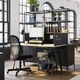 Офісний стілець IKEA FLINTAN ФЛІНТАН, чорний, 104.890.28 - изображение 4