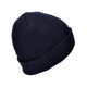 Шапка Акрилова Тонкої В'Язки Beanie Cap, Navy - изображение 3