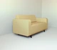 Диван офисный Tobi Sho Арне с подлокотниками 1380х700х740 мм, кожзам Camel/2201 - изображение 3