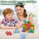 Настольная семейная игра Tetra Tetris Tower "Балансирующий Тетрис" 16 блоков (TET16TOWBULD) - изображение 4