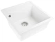 Кухонна мийка AQUAMARIN BOX 56-50 WH Білий - зображення 3