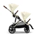 Універсальний візок для двійні 2 в 1 Cybex Gazelle S 2.0 TPE Seashell Beige - зображення 6