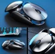 Беспроводная компьютерная мышь Inphic X2 бесшумная 2.4G + Bluetooth 4.0 / 5.0, водонепроницаемая, серая (77827566) - изображение 2