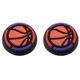 Силіконові накладки на стіки Basketball Ball для геймпадів Sony DualShock PS4 / DualSense PS5 / Xbox Series|One (2шт.) [393299328] - зображення 1