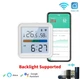 Безпровідний датчик вологості та температури Wi-Fi Temperature & Humidity Sensor ТН08 з годинником - зображення 1