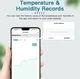 Безпровідний датчик вологості та температури Wi-Fi Temperature & Humidity Sensor ТН08 з годинником - зображення 7