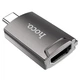 Адаптер-переходник Hoco UA19 Type C To HDMI для смартфонов и планшетов (Type-C, 4K 30Hz) - Cерый - изображение 1