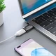Адаптер-переходник Hoco UA19 Type C To HDMI для смартфонов и планшетов (Type-C, 4K 30Hz) - Cерый - изображение 3