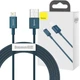 Кабель Baseus USB - Lightning Superior Series 2 метра (CALYS-C03) синий - изображение 2