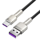 Кабель Baseus Cafule USB 2.0 to Type-C 66W 1M Чорний (CAKF000101) - зображення 2
