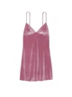 Ночная рубашка Victoria's Secret Velvet Slip Dress велюровая М розовая - изображение 3